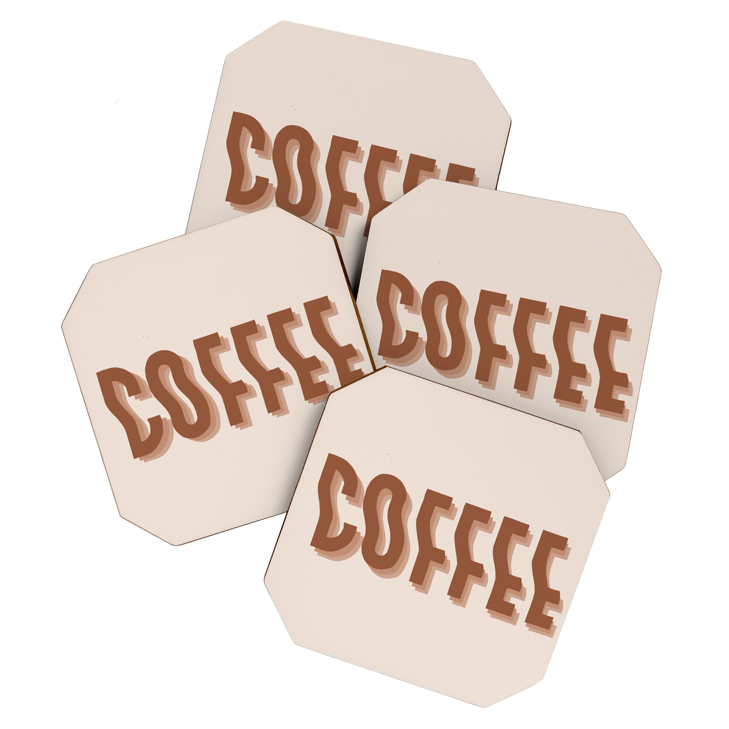 Coffee typography  Coaster Gallery Image 1