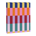 Color Block Stripe Art Canvas Print Gallery Image 8