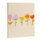 Colourful spring flowers pattern  Canvas Print Gallery Image 8