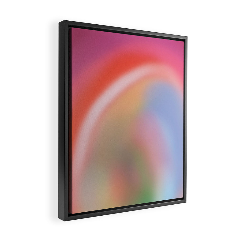 Colourful sunset  Framed Canvas Print Gallery Image 2