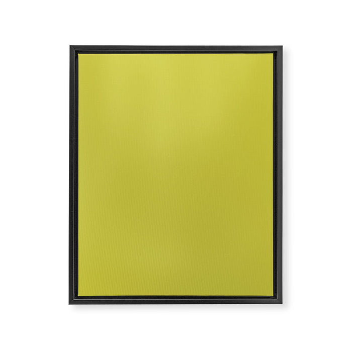 Cyber lime colour pattern  Framed Canvas Print Gallery Image 1