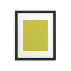 Cyber lime colour pattern  Framed Art Print Gallery Image 6