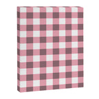 Dusty Pink Gingham Check Canvas Print Gallery Image 8