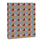 Earthy Geometric Triangle Pattern  Canvas Print Gallery Image 8