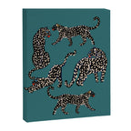 Elegant black leopards  Canvas Print Gallery Image 8