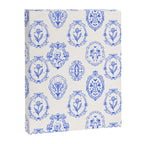 Elegant Blue Victorian Frame with Delicate Flower Canvas Print Gallery Image 8