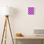Elegant Vibrant Checkerboard Pattern - Perfect for Winter and Holiday Themes Canvas Print Gallery Image 2