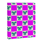 Elegant Vibrant Checkerboard Pattern - Perfect for Winter and Holiday Themes Canvas Print Gallery Image 8