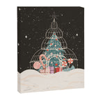 Enchanted Winter Glasshouse Filled with Festive Delights Canvas Print Gallery Image 6