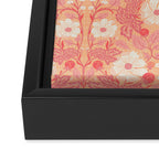 Enchanting Blossom Array: Artisanal Floral Framed Canvas Print Gallery Image 3