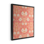 Enchanting Blossom Array: Artisanal Floral Framed Canvas Print Gallery Image 2