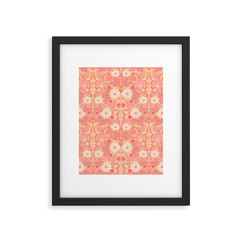 Enchanting Blossom Array: Artisanal Floral Framed Art Print Gallery Image 6