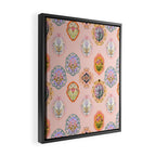 Enchanting Victorian Floral Frame: A Burst of Color and Elegance Framed Canvas Print Gallery Image 2