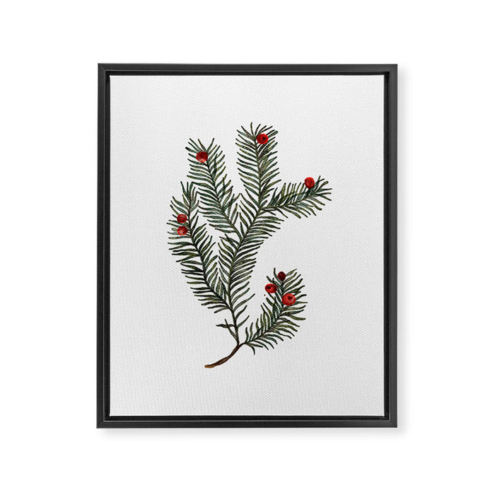 Evergreen Elegance Framed Canvas Print Gallery Image 1