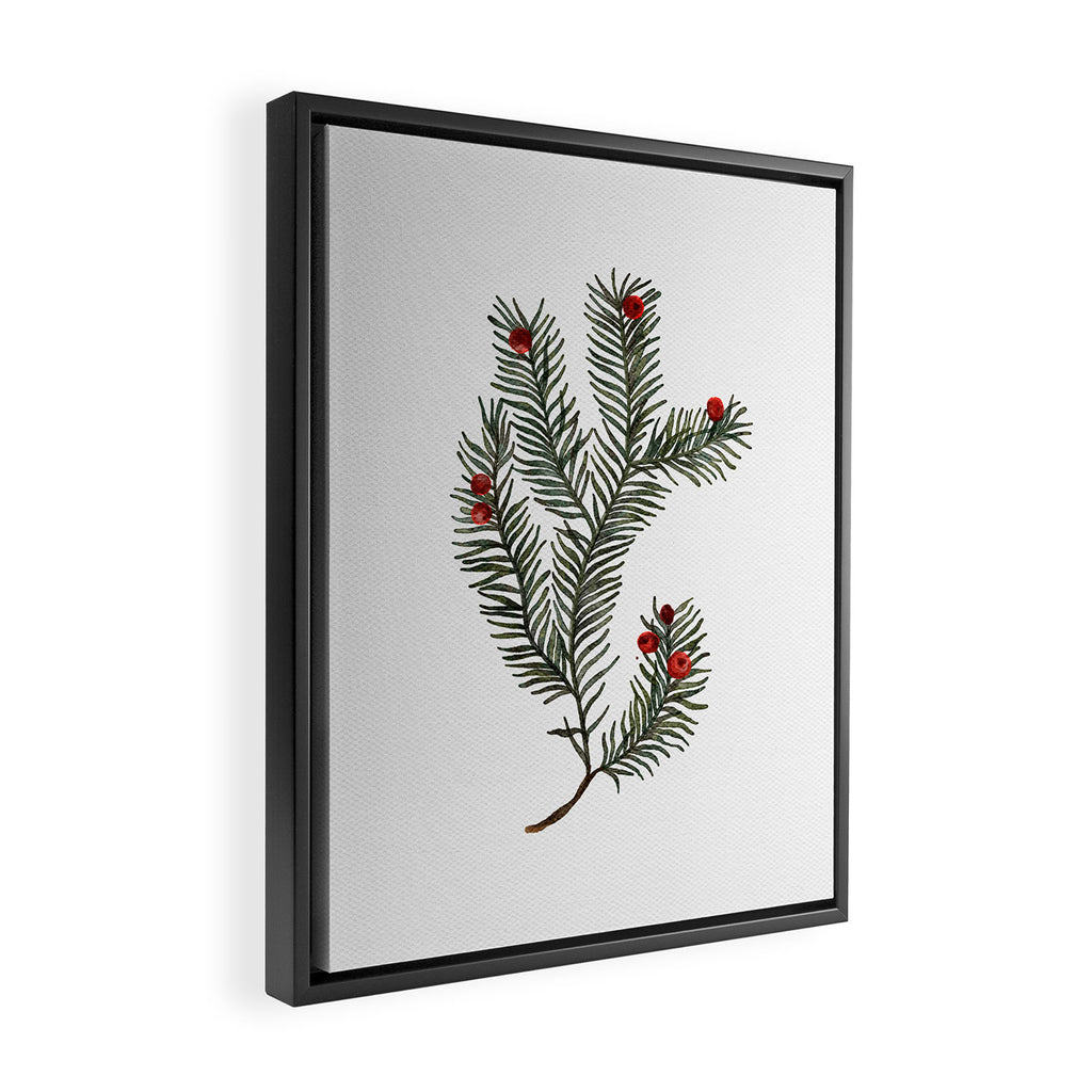 Evergreen Elegance Framed Canvas Print Gallery Image 2