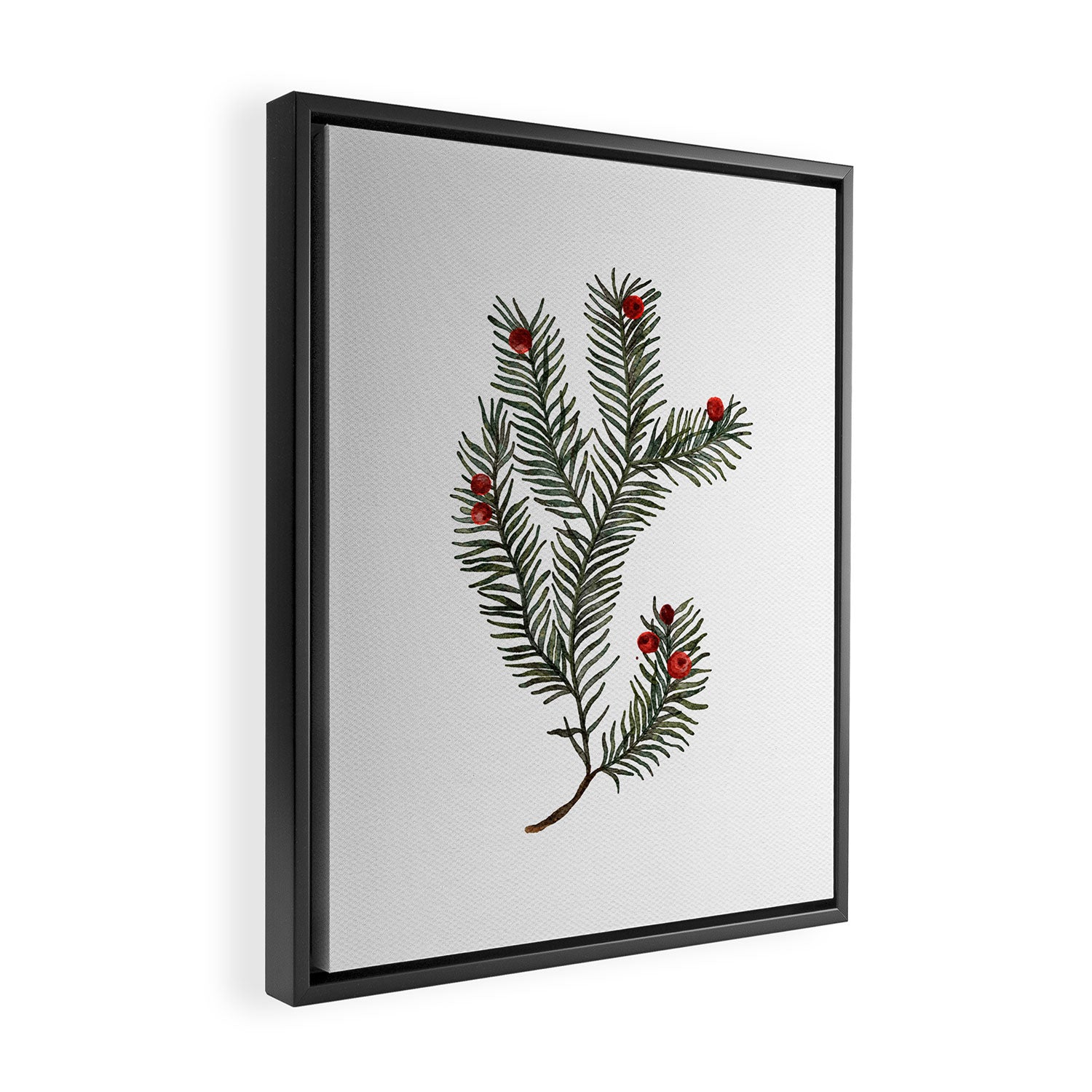 Evergreen Elegance Framed Canvas Print Gallery Image 2