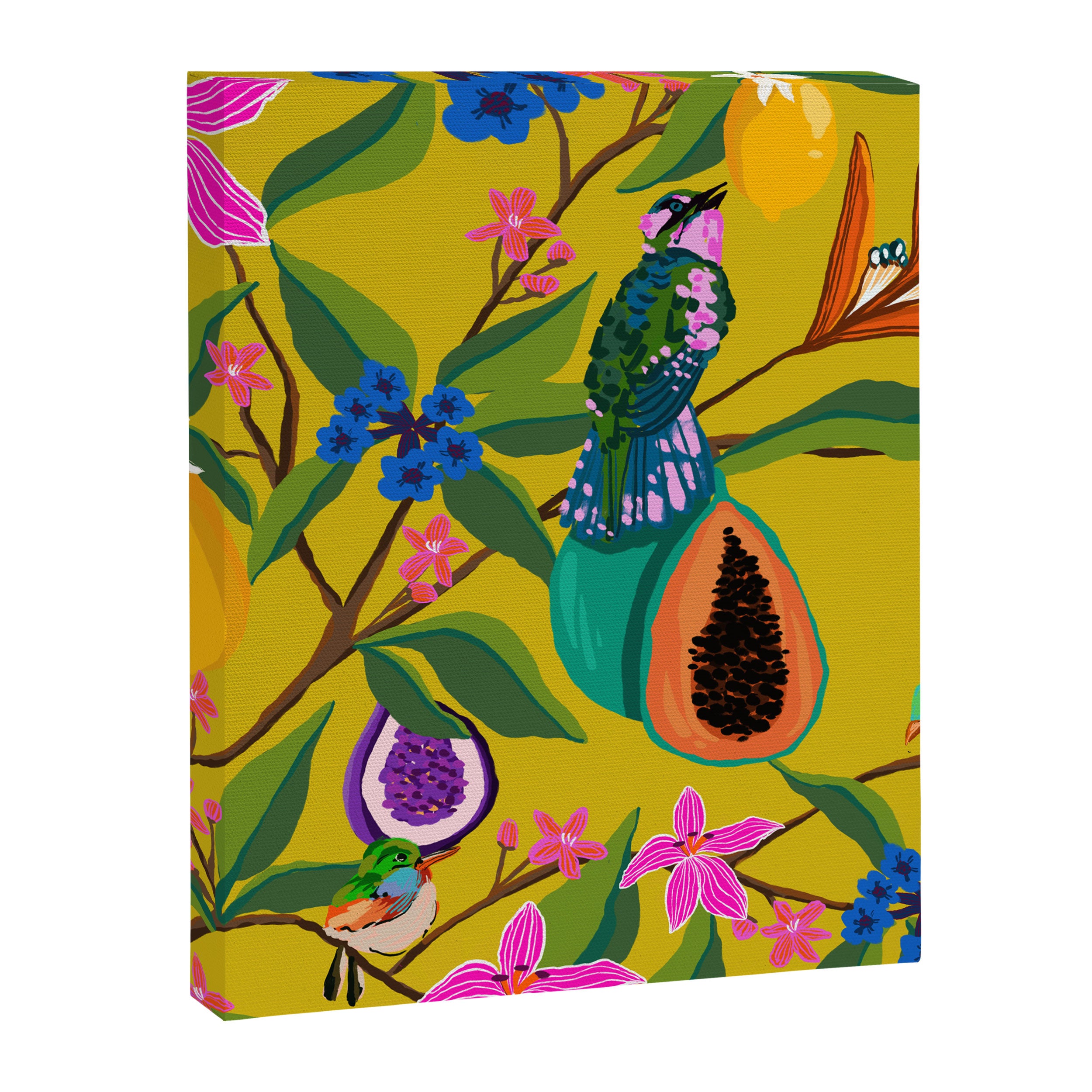 Exotic jungles pattern  Canvas Print Gallery Image 8