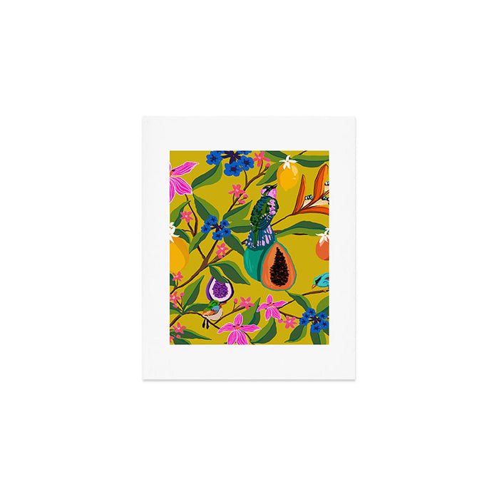 Exotic jungles pattern  Art Print Gallery Image 1