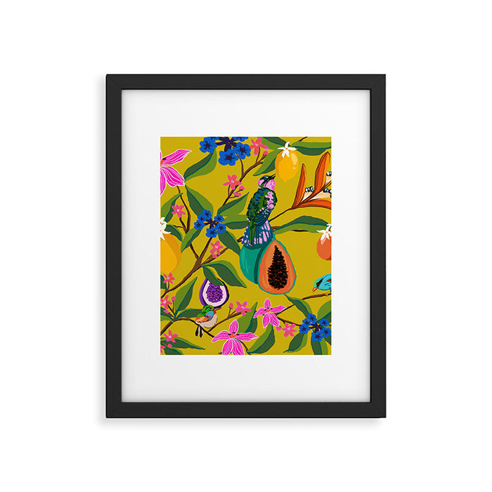 Exotic jungles pattern  Framed Art Print Gallery Image 1