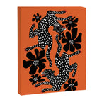Fashionable black cheetah dance Canvas Print Gallery Image 8