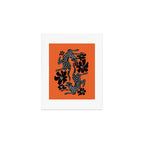 Fashionable black cheetah dance Art Print Gallery Image 1