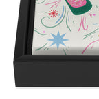 Festive holiday drinks illustration Framed Canvas Print Gallery Image 3