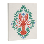 Fluidity in Color: A Watercolor Portrait of the Majestic Lobster Canvas Print Gallery Image 8