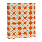 Golden Radiance: Symmetrical Starburst Pattern Canvas Print Gallery Image 8
