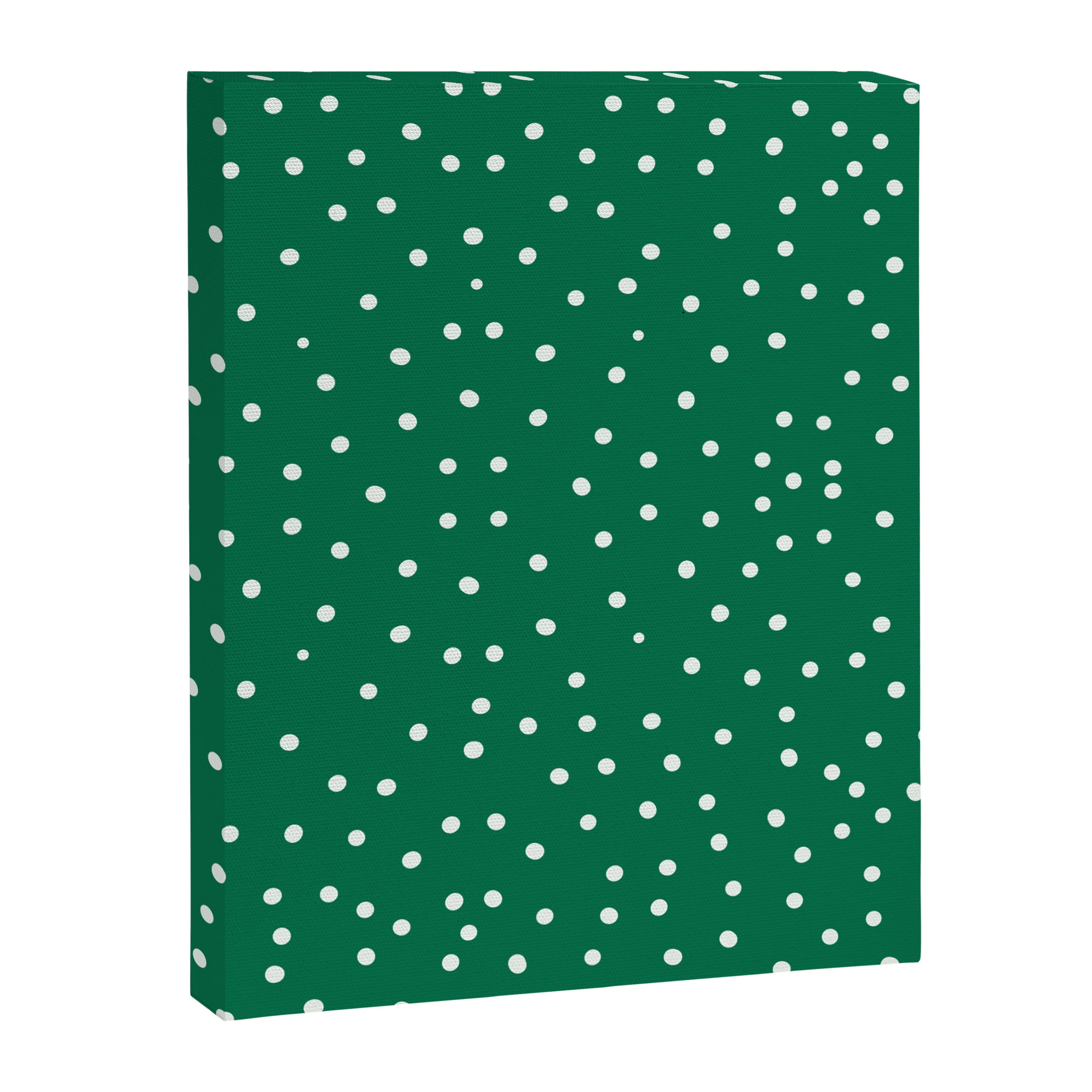 Green dotted pattern  Canvas Print Gallery Image 8