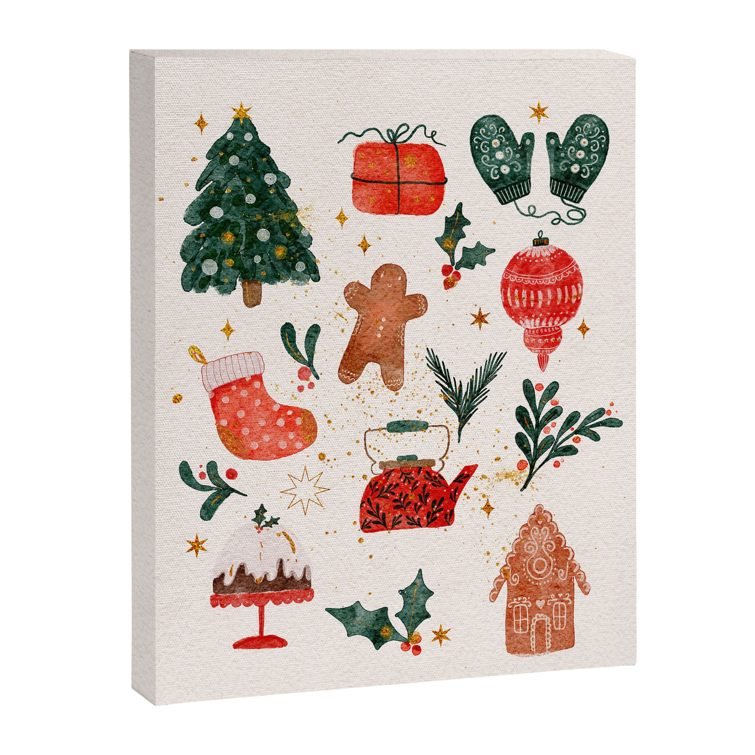 Holiday essentials illustration Canvas Print Gallery Image 6