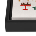 Holiday essentials illustration Framed Canvas Print Gallery Image 3