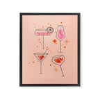 Itâs cocktails time Framed Canvas Print Gallery Image 8