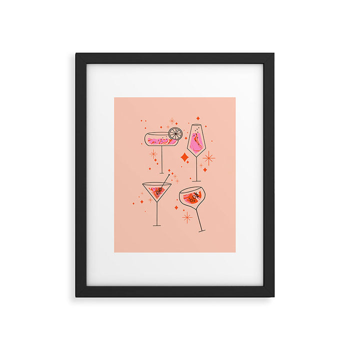 Itâs cocktails time Framed Art Print Gallery Image 1