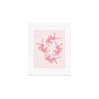 Just pink jungle life Art Print Gallery Image 1