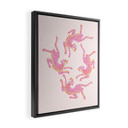 Just pink jungle life Framed Canvas Print Gallery Image 2