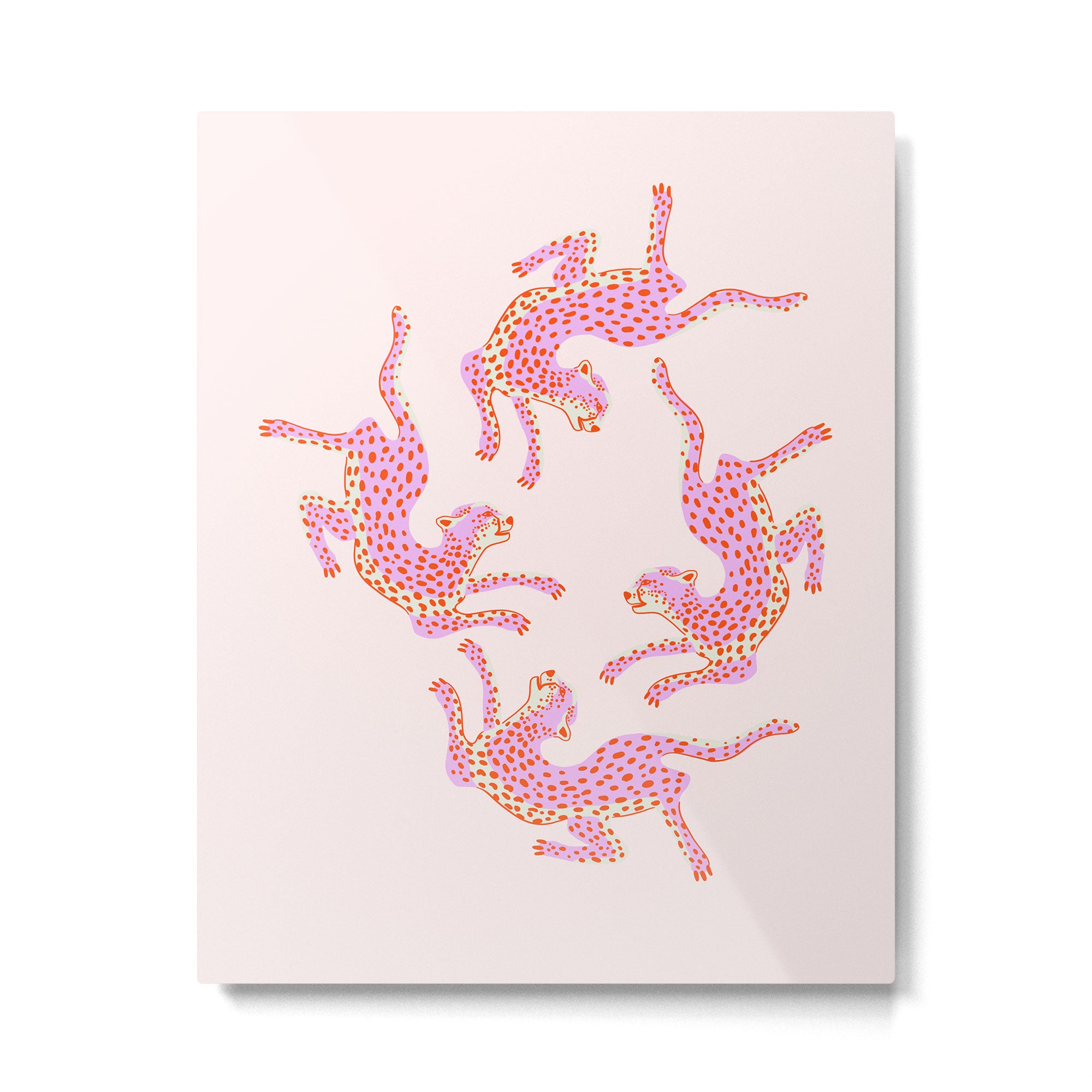Just pink jungle life Metal Print Gallery Image 6