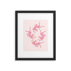 Just pink jungle life Framed Art Print Gallery Image 6
