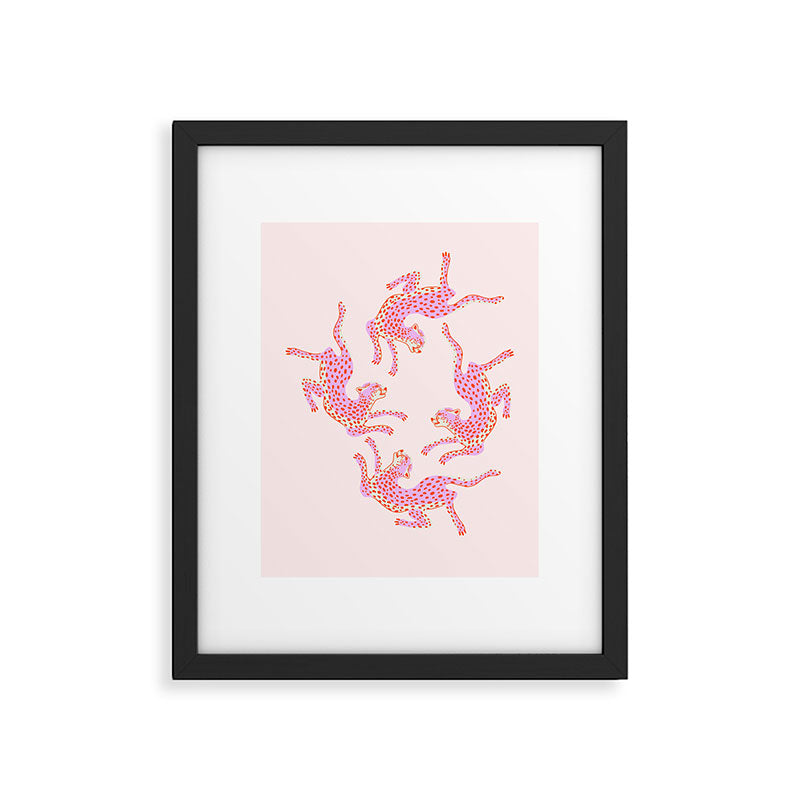 Just pink jungle life Framed Art Print Gallery Image 6