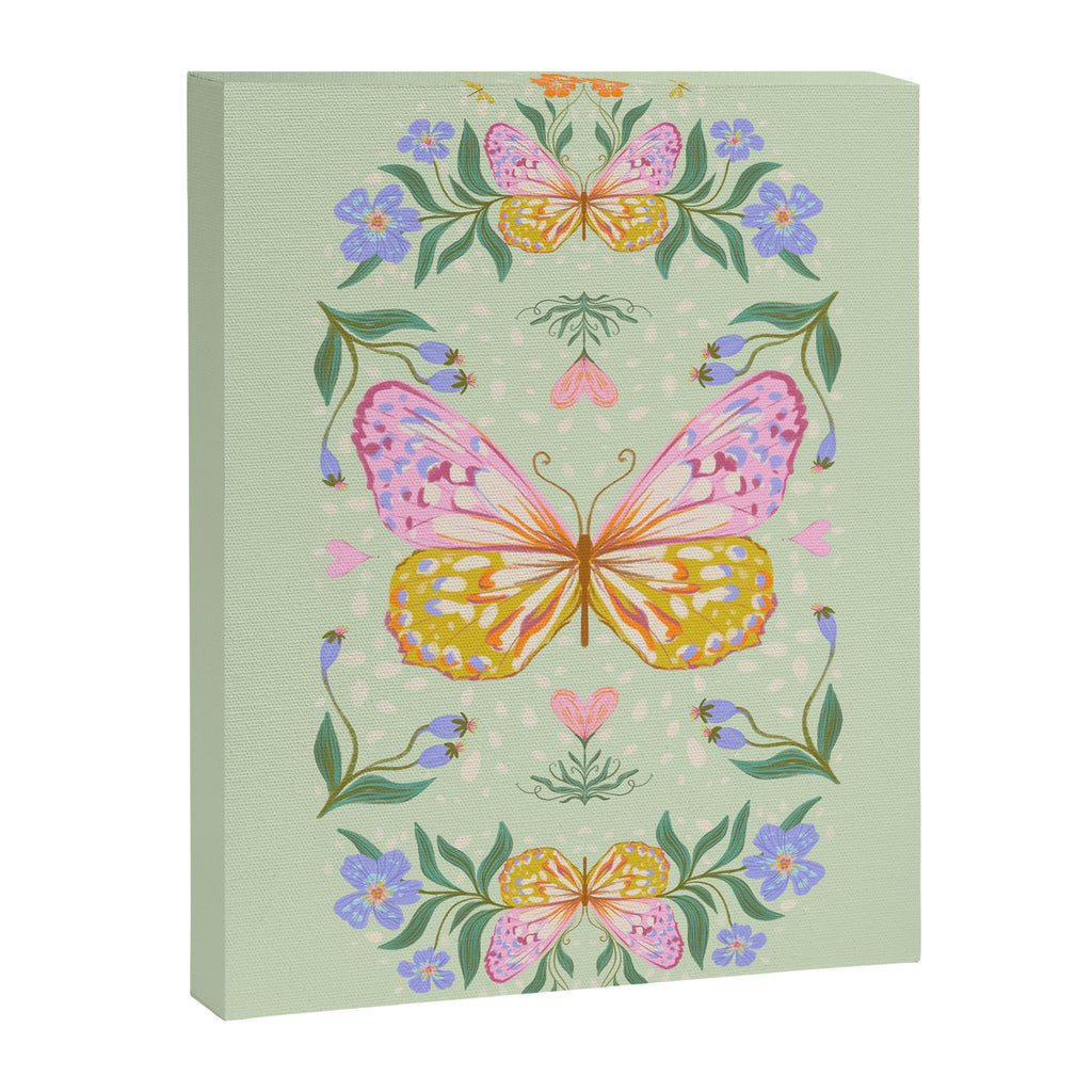 Magical butterflies garden Canvas Print Gallery Image 8