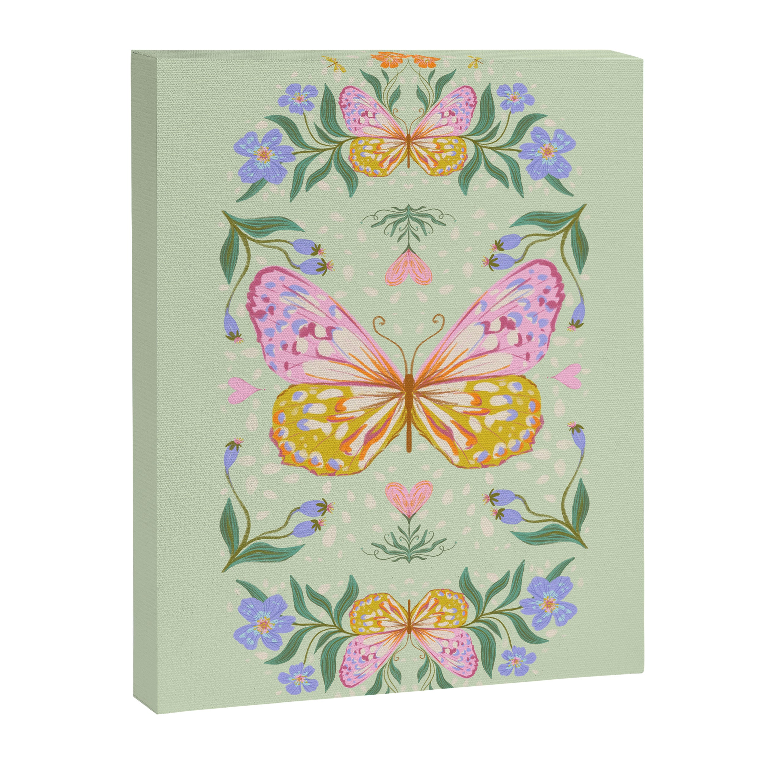 Magical butterflies garden Canvas Print Gallery Image 8