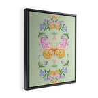 Magical butterflies garden Framed Canvas Print Gallery Image 2