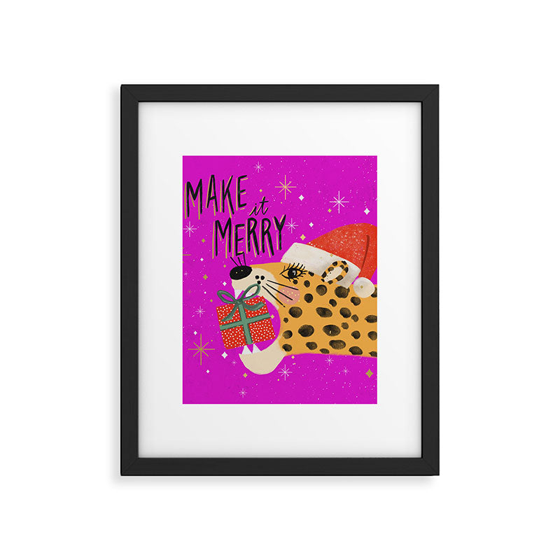 Make it merry Framed Art Print Gallery Image 6