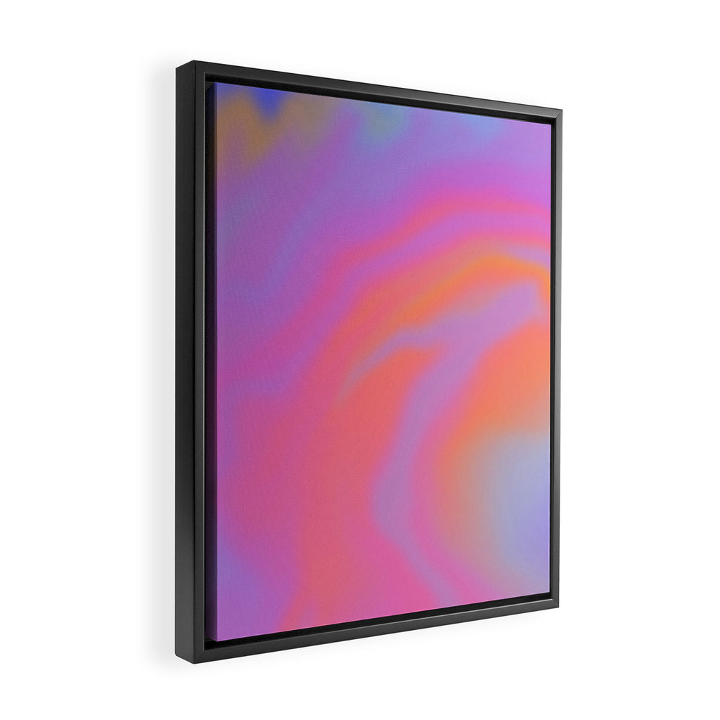 Modern crazy sunset  Framed Canvas Print Gallery Image 2
