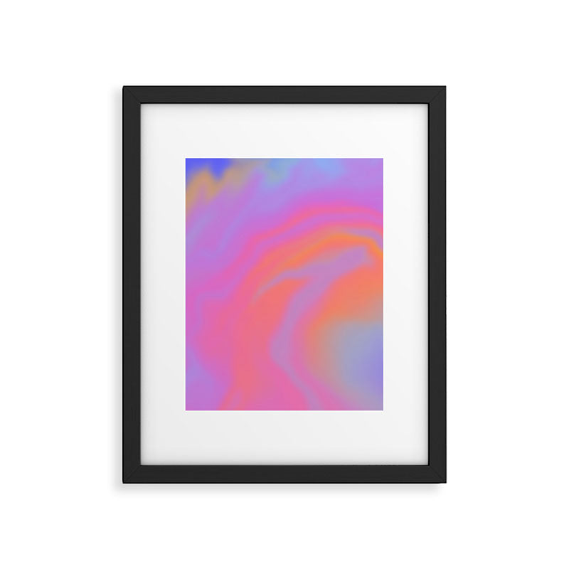 Modern crazy sunset  Framed Art Print Gallery Image 6
