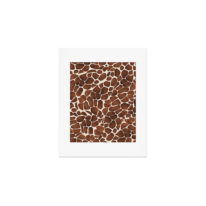 Modern giraffe print Art Print Gallery Image 1