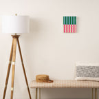 Modern Minimalist Abstract Stripes Canvas Print Gallery Image 2