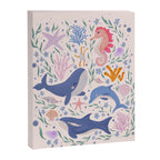 Ocean Whimsy: Charming Underwater Creatures Canvas Print Gallery Image 6