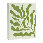 Olive green abstract  plants  Canvas Print Gallery Image 8