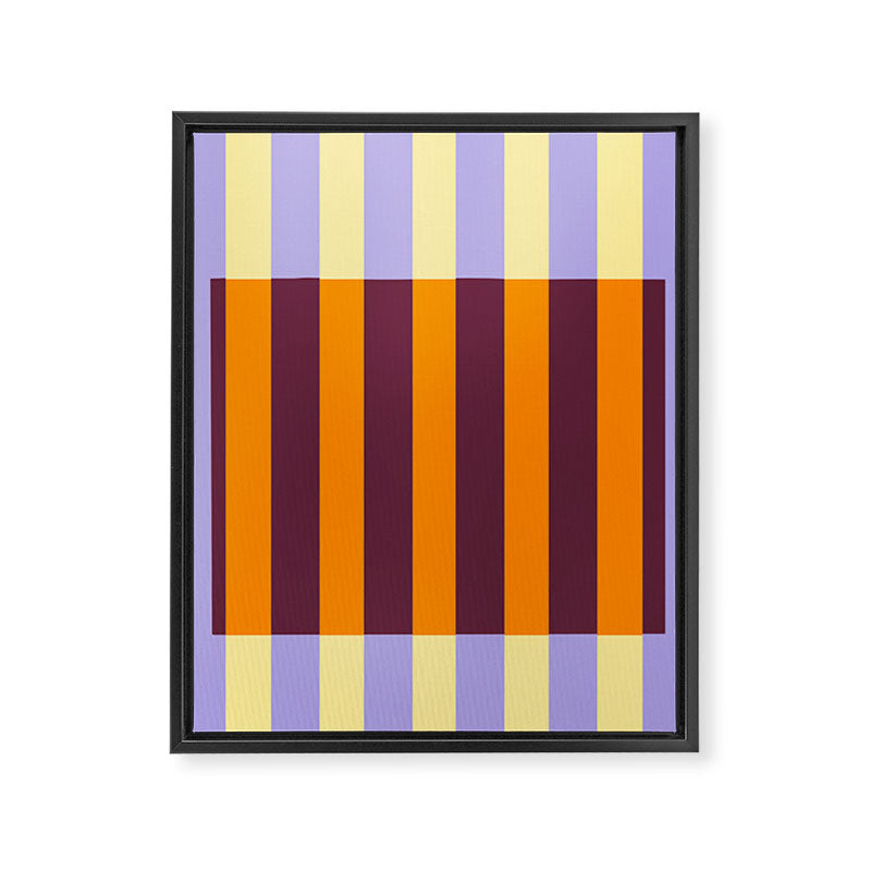 Optical Illusion Stripe Art Framed Canvas Print Gallery Image 8