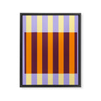 Optical Illusion Stripe Art Framed Canvas Print Gallery Image 8